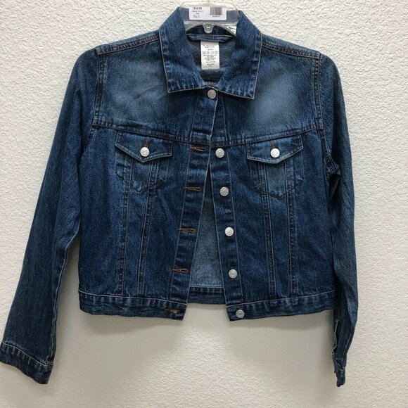 Joann Fabrics Junior Medium Jean Jacket Patchwork - Picture 2 of 3